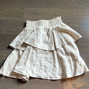 Princess polly beige mini skirt